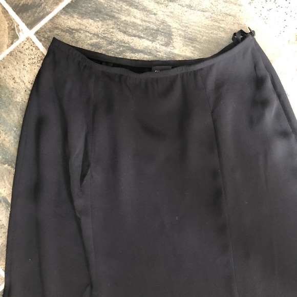 Eileen Fisher Silk Midi Skirt - Picture 2 of 4